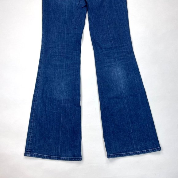 Anthropologie Pilcro High Rise Trouser Bootcut Jeans Women 29 EUC Stretch Pocket - Picture 6 of 14